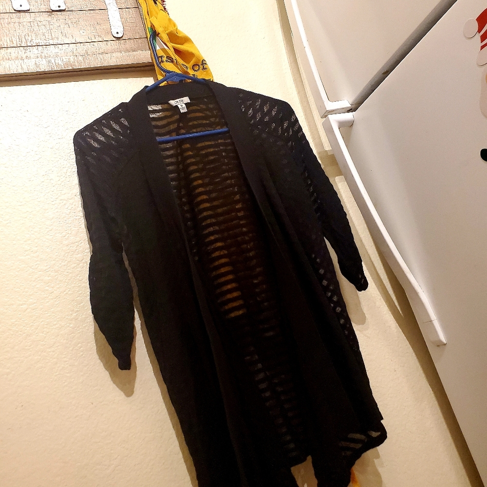 Cache Black Lace kimono